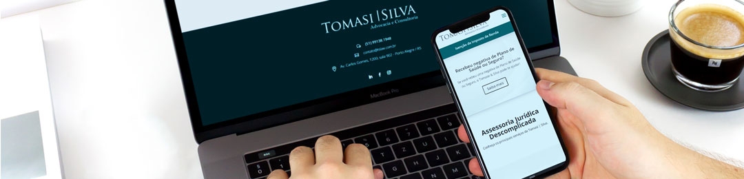 Desenvolvimento Website - Tomasi e Silva - Advocacia e Consultoria